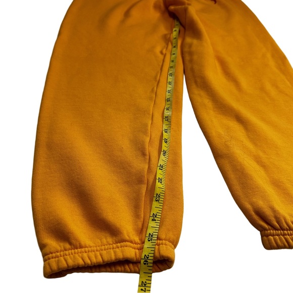 Victoria's Secret PINK Capri Cropped Joggers Sweatpants Size Small Burnt Orange - Picture 11 of 14